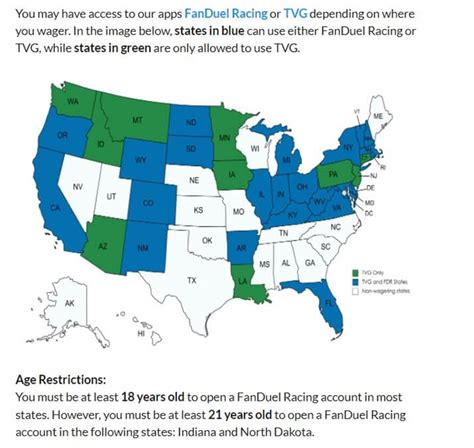 how old to bet on fanduel